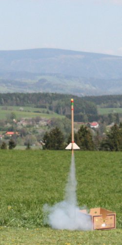 Kinderraketa - start